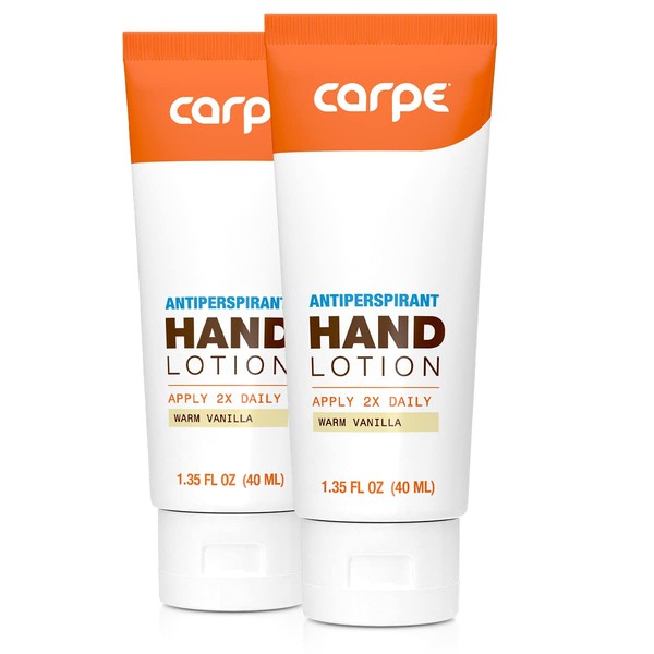 Carpe Antiperspirant Hand Lotion (Pack of 2) A dermatologist-recommended smooth