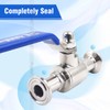Horiznext stainless steel 1/2 inch tri clamp clover ball valve
