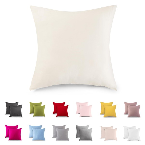 ATsense Set of 2 cushion covers, 40 x 40 cm,
