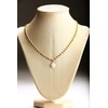 Black Spinel Micro Faceted Diamond Cut Gold Beaded Necklace with