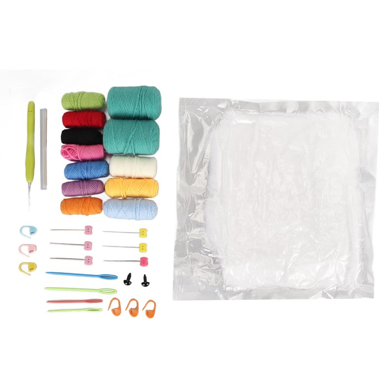 Beginner Crochet Kit DIY Innovative Fun Educational Dinosaur and Dinosaur