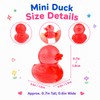 Niceup 345pcs Mini Ducks Figures Tiny Animal for Hiding, Math