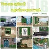 DOPGIB Artificial Ivy Privacy Fence Screen,128"x 48" (43 SQFT) UV-Anti