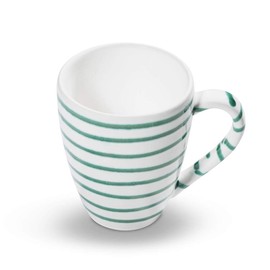 GMUNDNER KERAMIK Breakfast Cup Max Capacity: 0.3 Litres Flamed Green Crockery Handmade in Austria