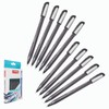 OMEGA Triad-TC Ballpoint Pens, BLACK, Fine Point (0.7 mm), Pack