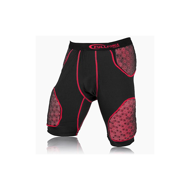 Full Force Adult Thunder Pro Flex 5 Pad Football Briefs,