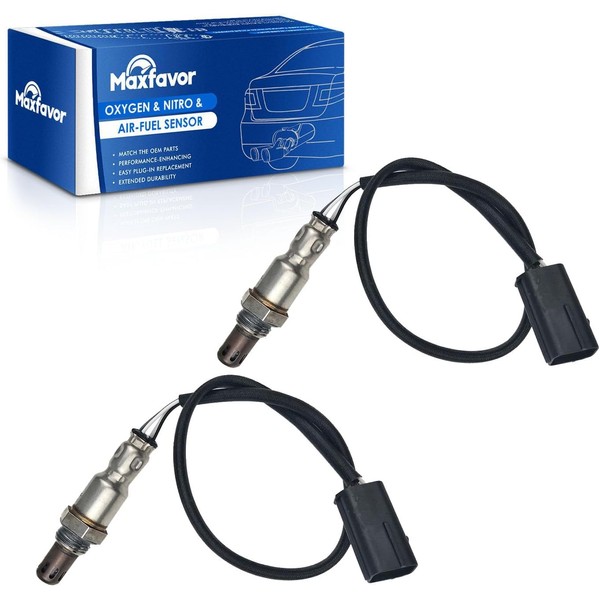 Maxfavor 2Pcs Downstream O2 Oxygen Sensor Replacment for Infiniti Ex35