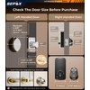 SEPOX® 2PC Set Smart Deadbolt Lock - 5-in-1 Keyless Entry