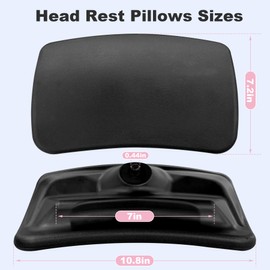 FixIdea Headrest Pillows Replacement for Cal Spas Hot Tub Pillow Parts 2020-2023 Models with Single Pin Design (1 Pack)