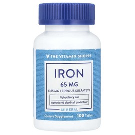 더비타민샵 철분 Iron 아이언 65mg 100정 The Vitamin Shop Iron 65mg 100 Tablets