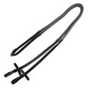 Whitaker Leather Reins with Dimpled Grip (Full) (Black)