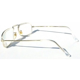 by De'Vons Optics Inc. Est. Since 1983 NWT Vintage 90's Mid Rectangle Metal Half Frame Reading Glasses +1.00 (S.Gold)