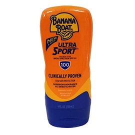 Banana Boat Sport Performance Sunscreen Lotion SPF 100, 4-ounce Bottles by Banana Boat