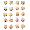 Felimoa Accessory Charm, Bell, Flower Motif, Handmade, 10 Colors, Total