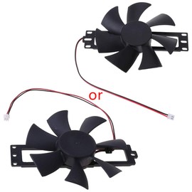 MinnowXY DV 18V Plastic Brushless Fan Cooling Fan for Induction Cooker Repair Accessories Bakelite, 14.3x11cm/5.63X4.33''(Approx), Black