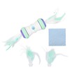 Electric Cat Teaser USB Rechargeable Auto Rotating Cat Toys with