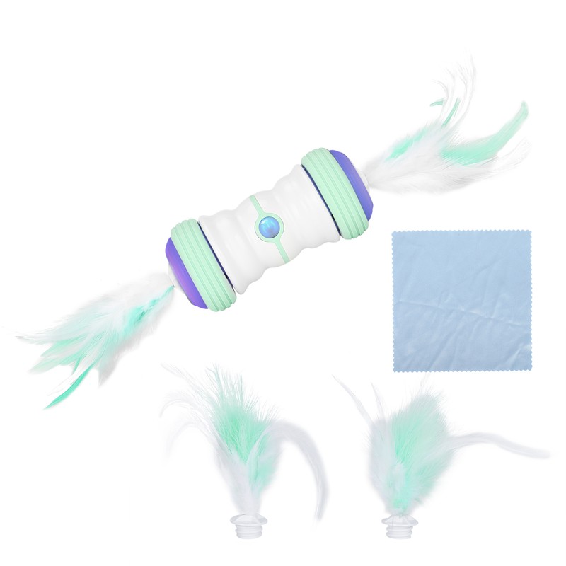 Electric Cat Teaser USB Rechargeable Auto Rotating Cat Toys with