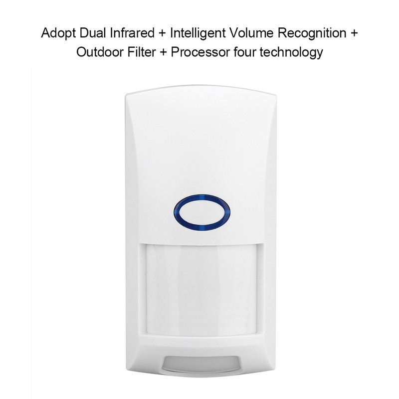 Rainproof Outdoor Wireless PIR Infrared Motion Detector for Home Alarm