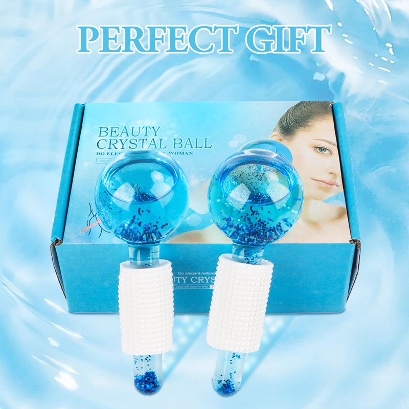 Facial Ice Globes, Ice Roller Face Facial Roller Massagers, Cooling