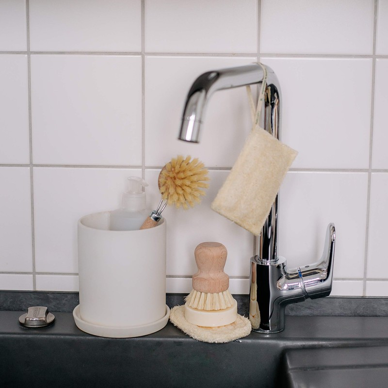 Croll & Denecke Twin pack loofah sponge, loofah washing up