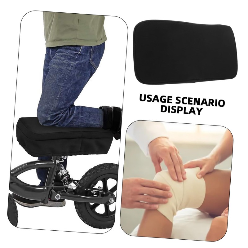 TOVINANNA Knee Scooter Cushion Cover Reusable Protective Pad for Knee