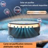 Solar-Powered Mounted Car Air Humidifier - Color: Black