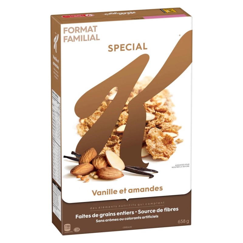 Kellogg's Special K Vanilla Almond, Family Pack, Cereal 658g/23oz.