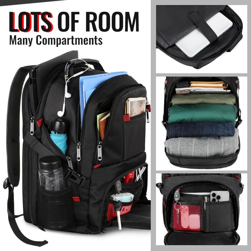 Jamesay YOREPEK Travel Backpack, Extra Large 50L Laptop Backpacks for