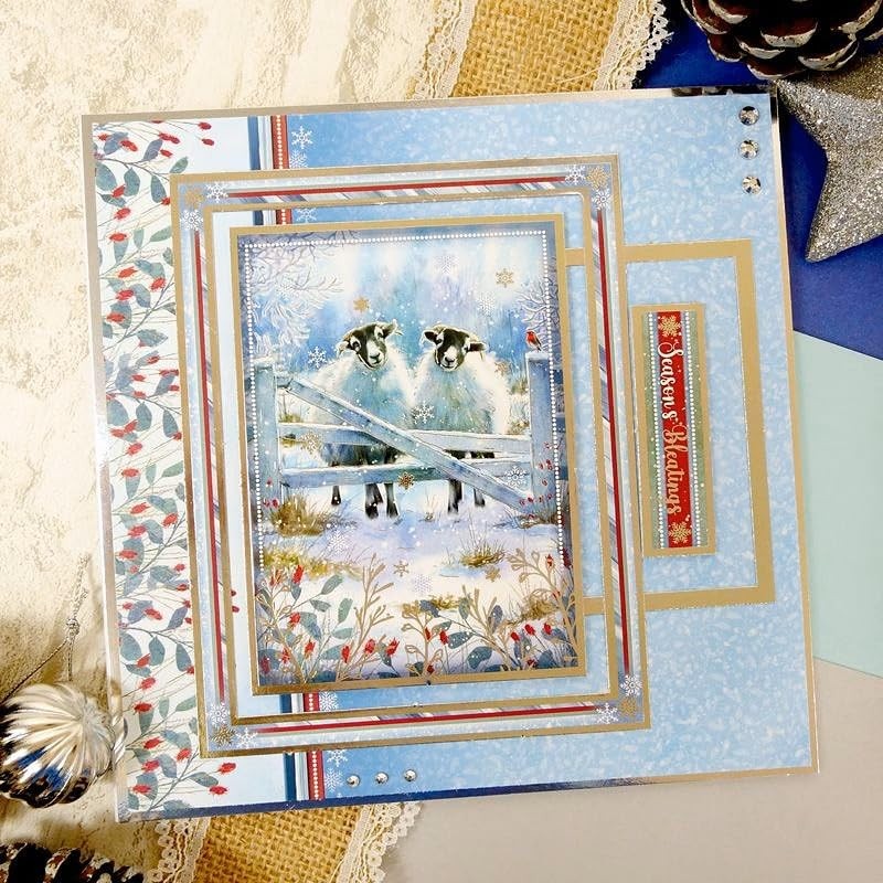susiebsupplies Hunkydory Let it Snow Luxury Topper Collection