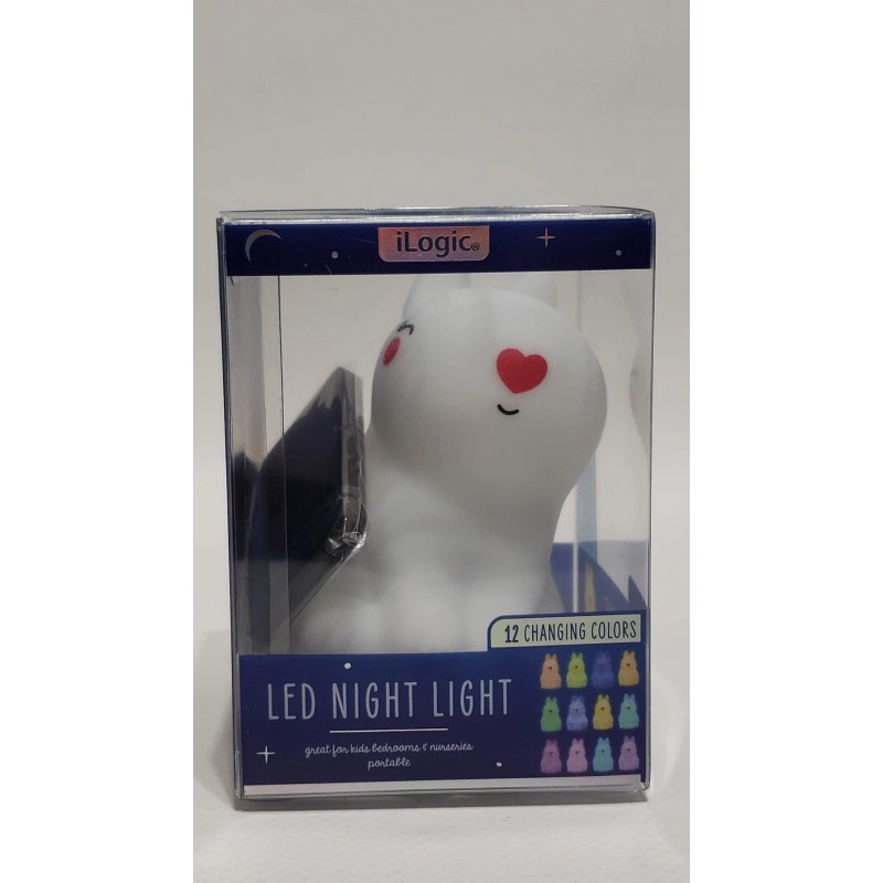 Ilogic 'Bunny' Led Night Light, 3 Light Modes, 12 Changing