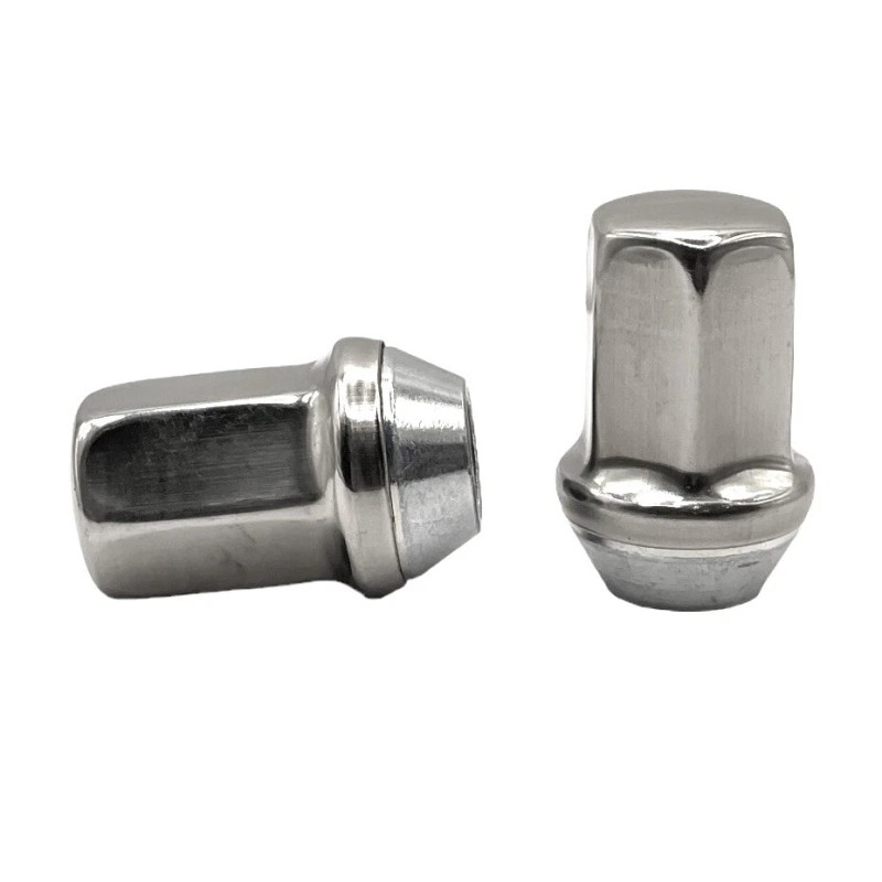 White Knight Wheel Accessories 24 Stainless Steel Polished Capped OE