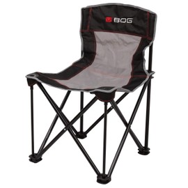 BOG 4 On The Floor Ground Blind Chair with Rugged Construction, Aluminum Frame, Extended Seat Area, Quiet Setup, Breathable Textilene Fabric, and Carry Bag for Hunting, Shooting, Sports, and Outdoors