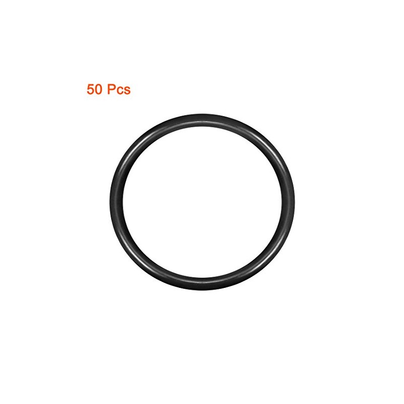 sourcing map Pack of 50 O-rings nitrile rubber seal 32