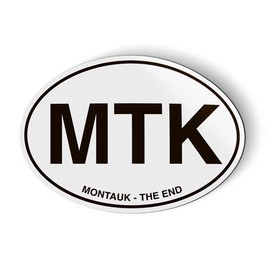 AK Wall Art MTK Montauk The End - Magnet - Car Fridge Locker - Select Size