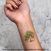 4 x 'Weeping Willow Tree' Temporary Tattoos - Water Resistant,