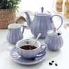 Porcelain Tea Sets British Royal Series, 8 OZ Cups& Saucer