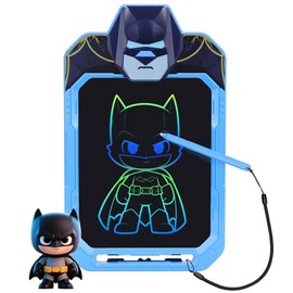 Fullware LCD Writing Tablet for Kids 10 Inch Bat Hero for Toddler 2 3 4 5 6 - Paint, Doodle Board, Drawing Pad - Travel Toys, Road Trip Car Activities, Birthday Christmas Gift Boys & Man