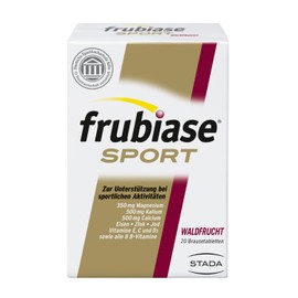 Frubiase SPORT Waldfrucht - Nahrungsergänzungsmittel mit hochdosierten Mineralstoffen, Vitaminen und Spurenelementen - zur Nährstoffversorgung beim Sport - 1 x 20 Brausetabletten