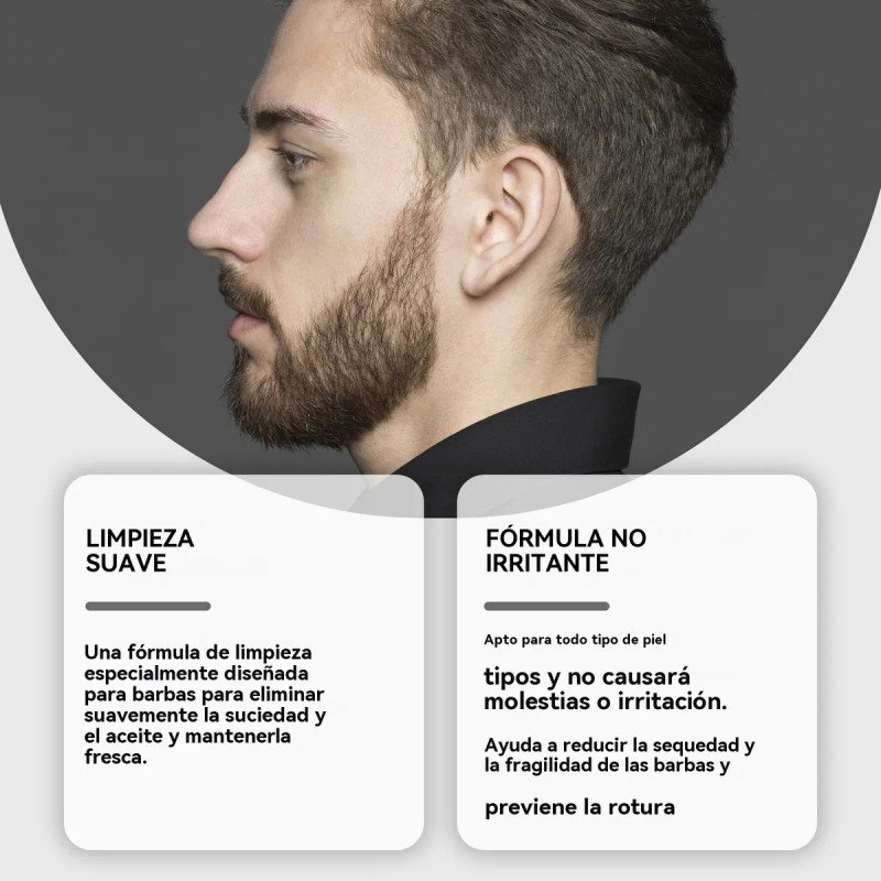 Gel Espesante Para Barba Cuidado Suave