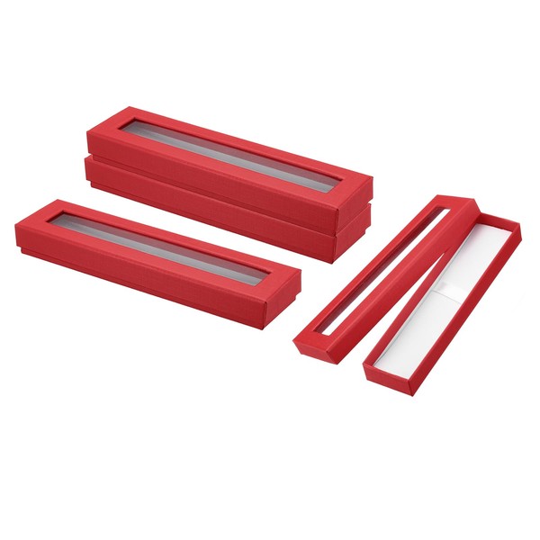 PATIKIL Pen Gift Box, 4 Pack Empty Pen Case Cardboard