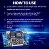 Seloky LM2596 Adjustable DC-DC Step-Down Buck Converter Module with LED