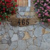 3 Inch Cast Iron House Numbers and Letters, Vintage Cast