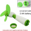 JDYYICZ Mini Handheld Fan Personal Fan Battery Soft Foam Blades