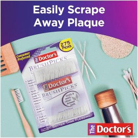 The Doctor's BrushPicks Interdental Toothpicks 275 Picks