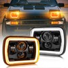 BraveWAY 7x6 Led Headlights Square Lights 5x7 Inch High/Low Beam