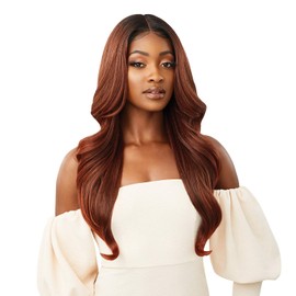 Outre melted Hairline Lace Front Wig Frontal Effect Hairline HD Transparent Lace SERAPHINE (DRFF2/CHERRD)