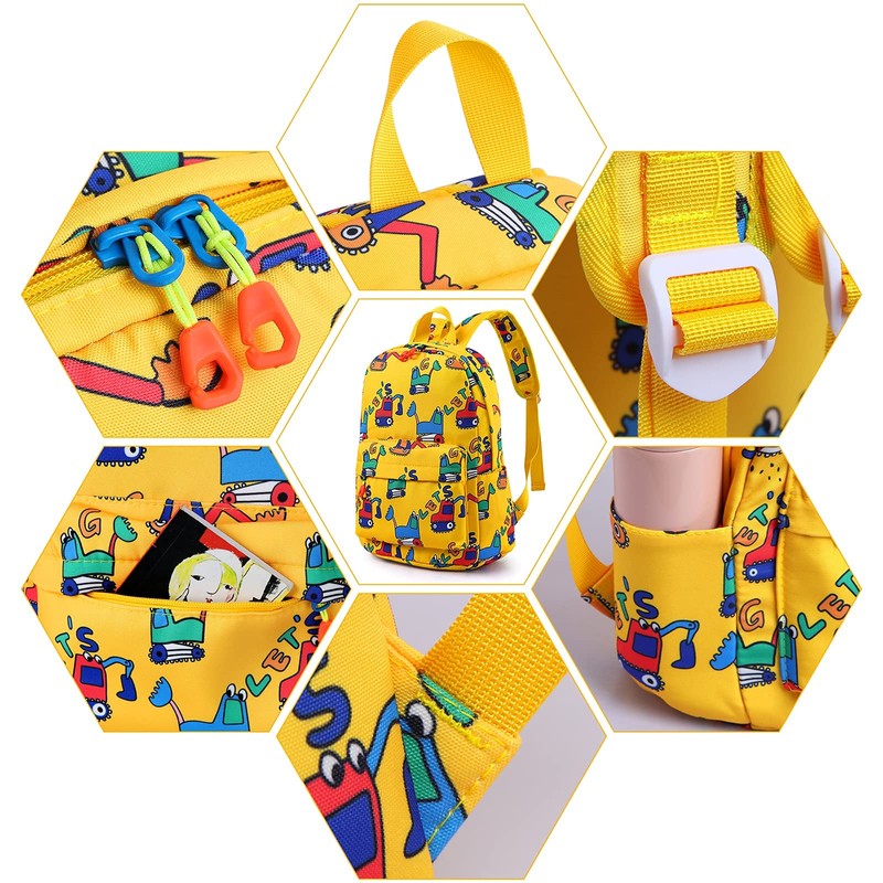 Zicac Kid Book Backpack Baby Child School Bag Kindergarten Canvas