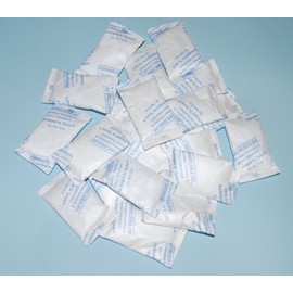 celloexpress 10g Silica Gel Pouches - Pack of 25 - Total Gel Weight 250g - Silica Gel in Tyvek Fabric Sachets (10g, 25)