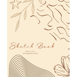 Sketch Book: 100 page blank and Graph paper notebook, great for artist and students
