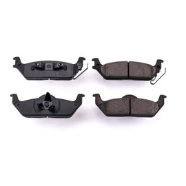Rear Disc Brake Pad Set Compatible With Ford F-150 Heritage SVT Lightning 2004 PC-286663